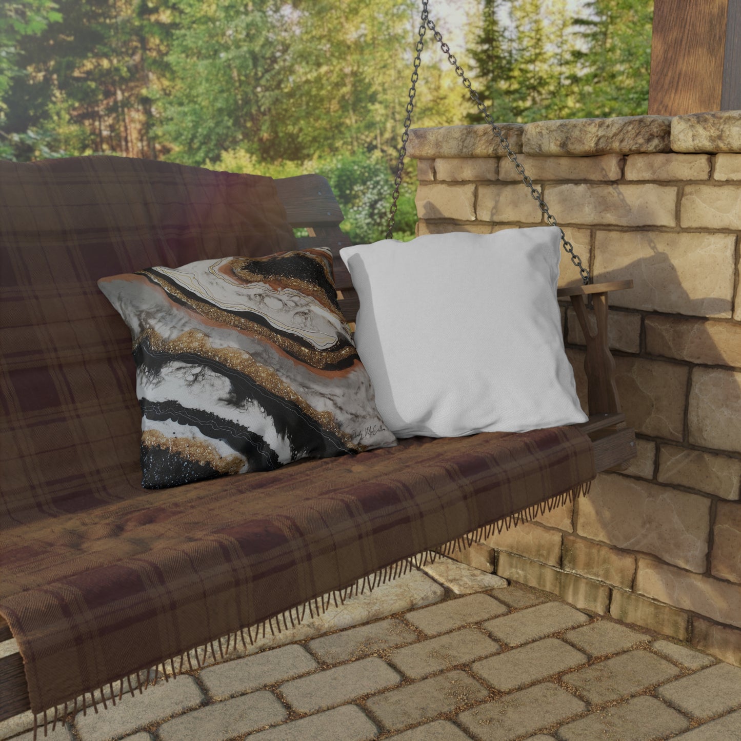 Alchemy Variant Outdoor Pillow - Patio Cushion