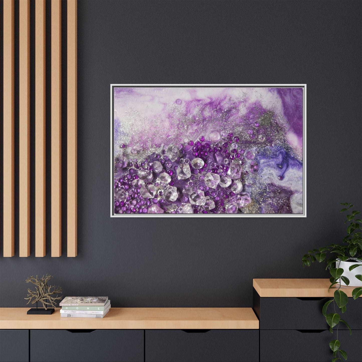 Amethyst Dreams Framed Print - Elegance