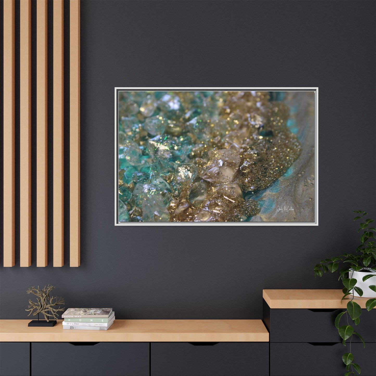 Dioptase Framed Print - Opulence