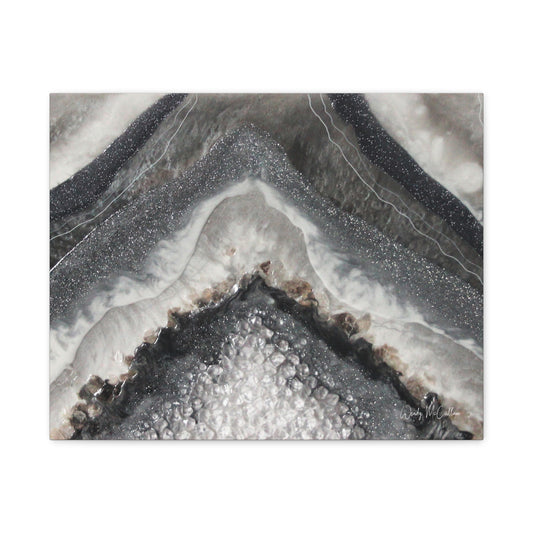 Grey Moonstone Canvas Wall Art - Splendour