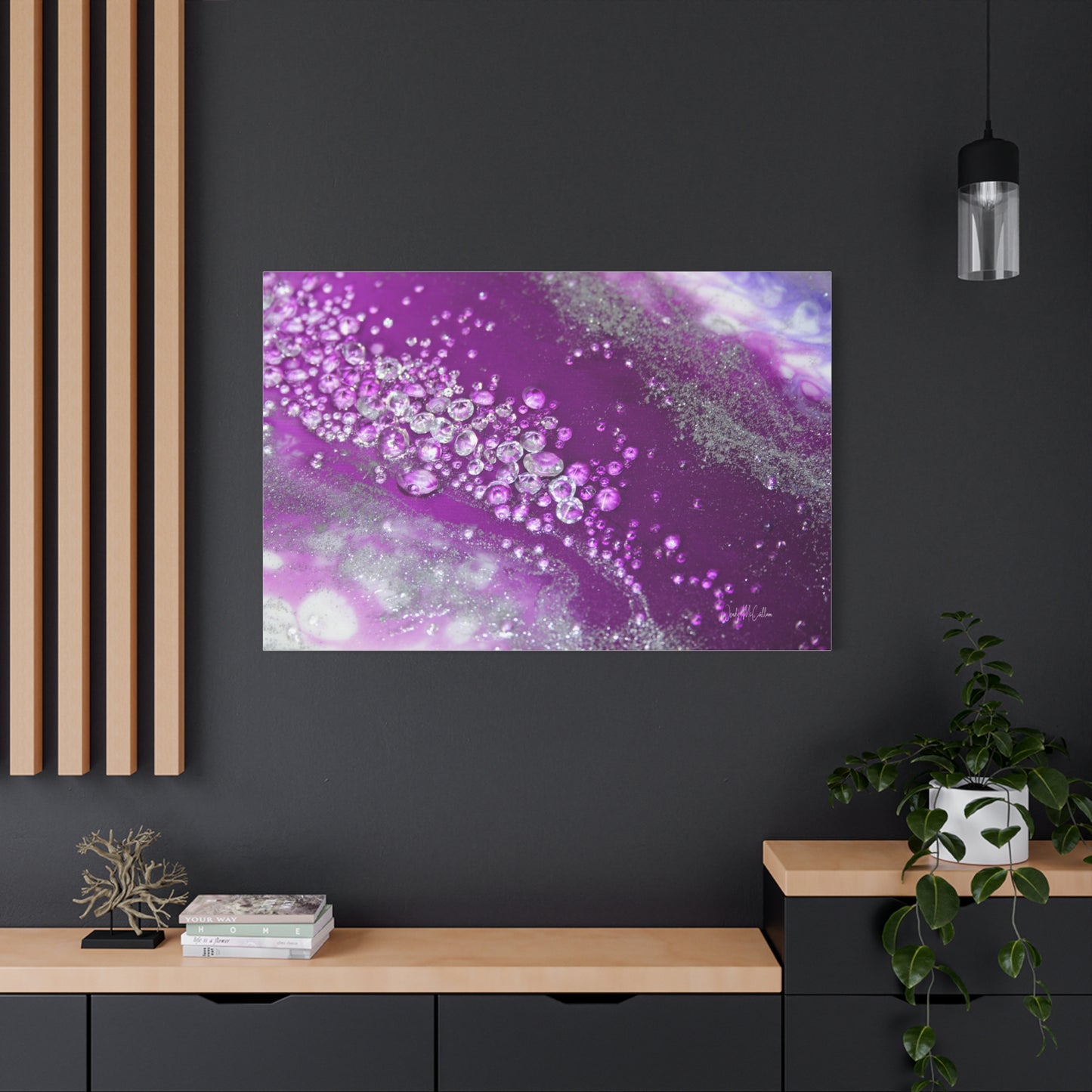 Amethyst Dreams Canvas Wall Art - Grace