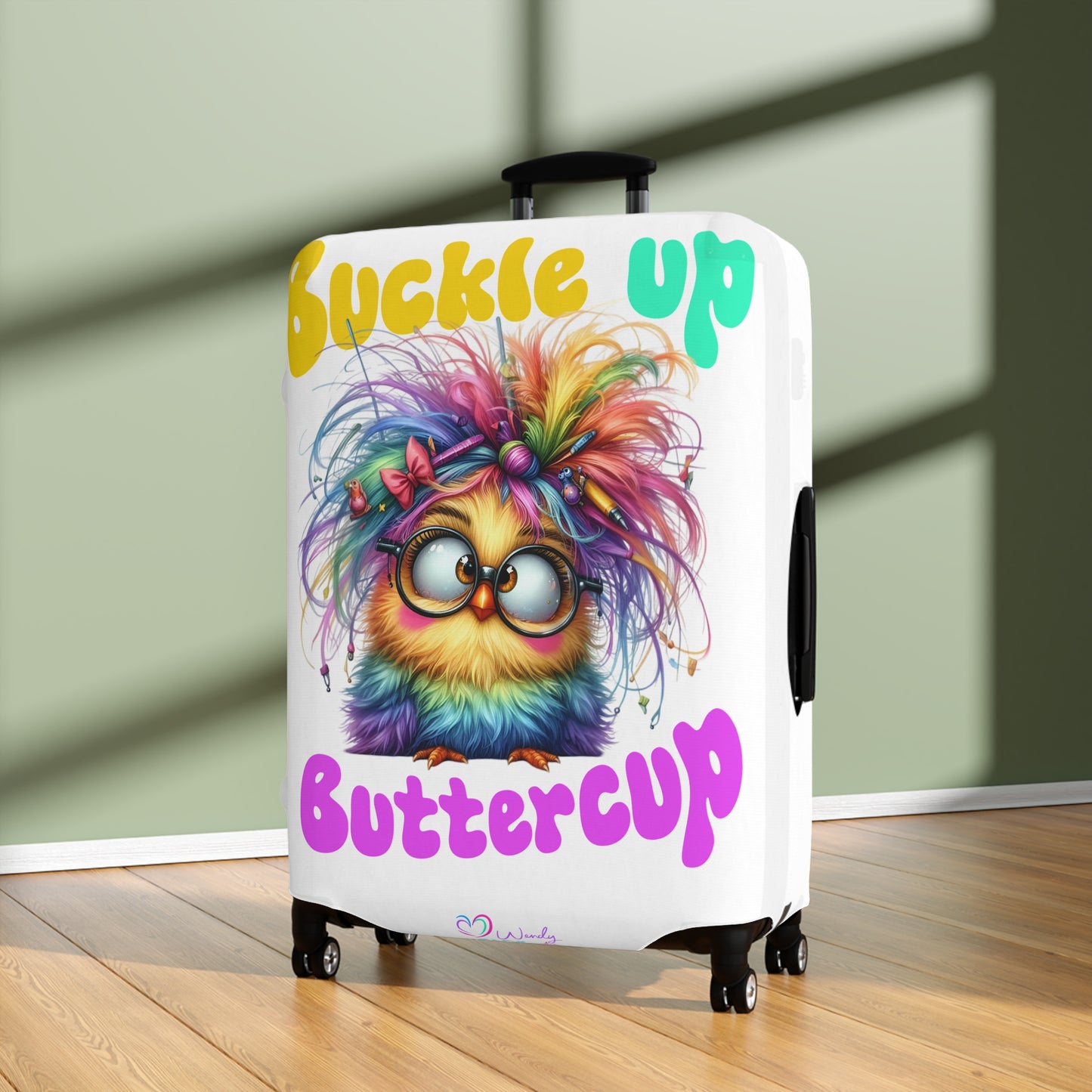 Buckle up Buttercup - Luggage Cover