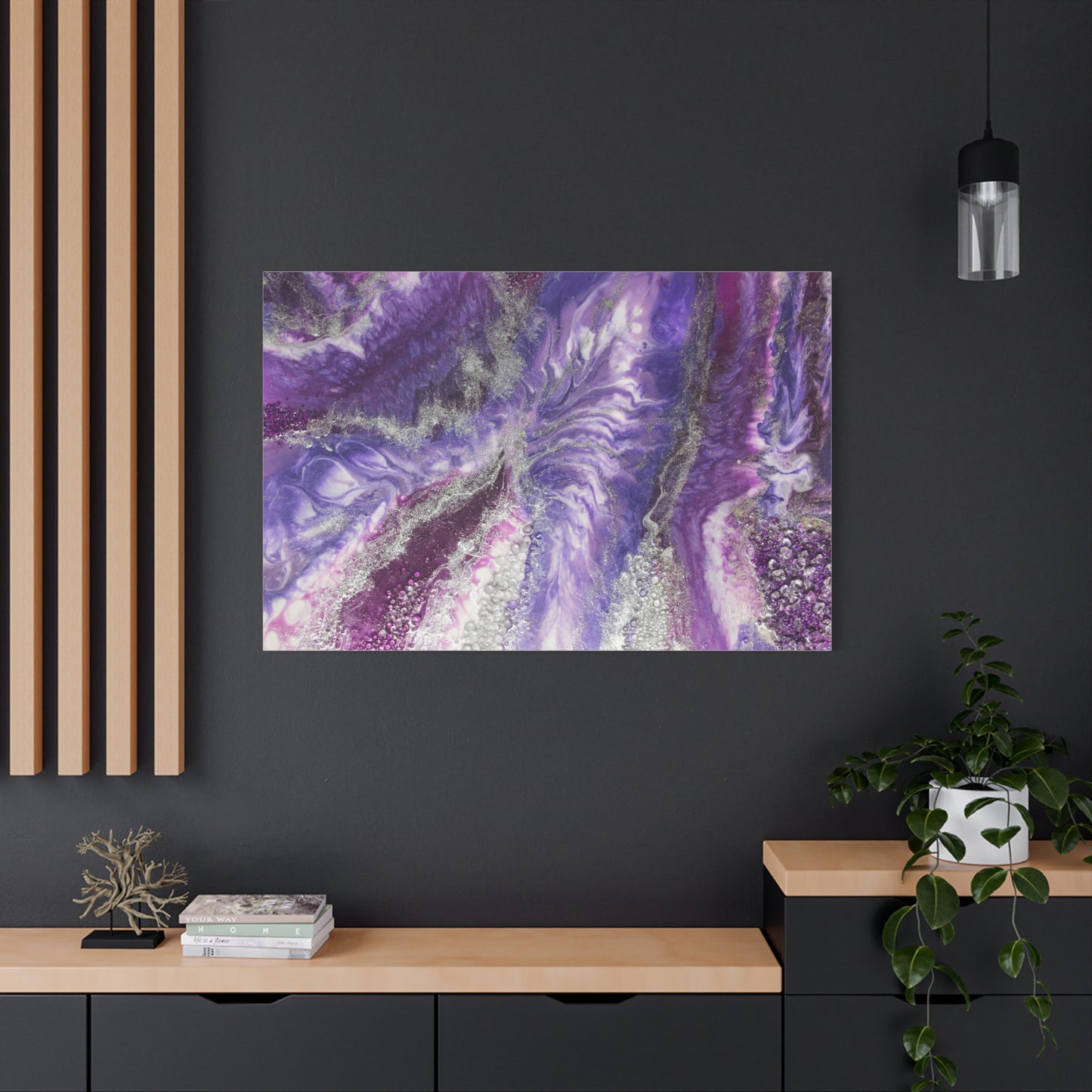 Amethyst Dreams Canvas Wall Art - Splendour
