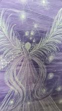 Load image into Gallery viewer, Archangel Zadkiel  - FINE ART PRINT Framed embellished mounted and signed