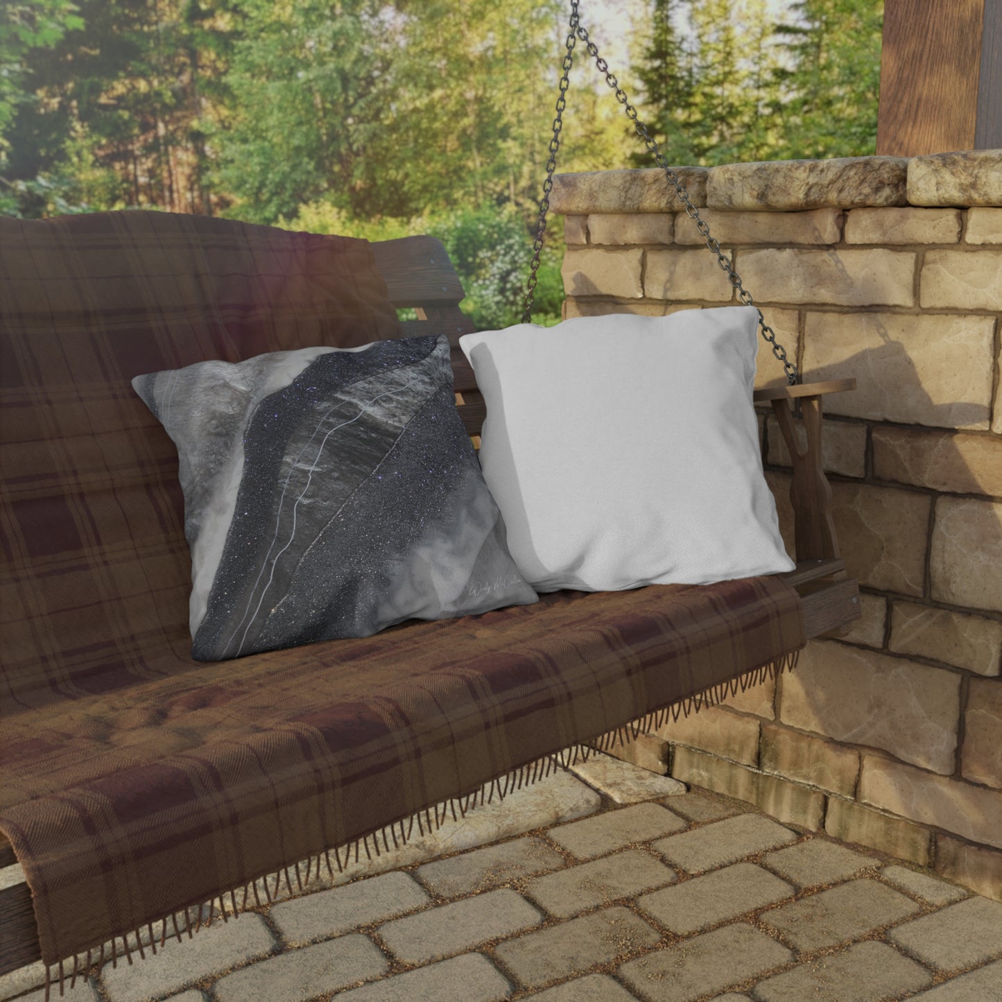 Grey Moonstone Grace Outdoor Pillow – Patio Cushion