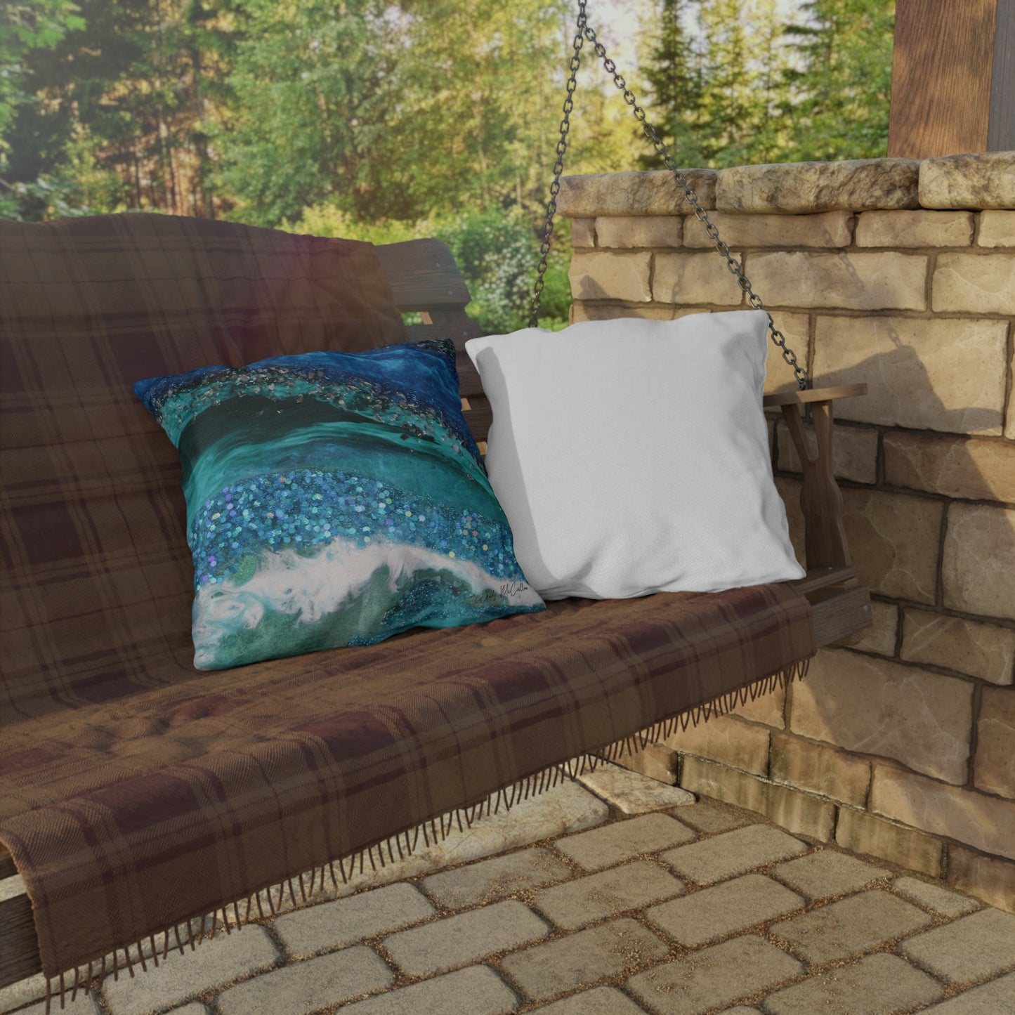 Elucidation Grace Outdoor Pillow - Patio Cushion