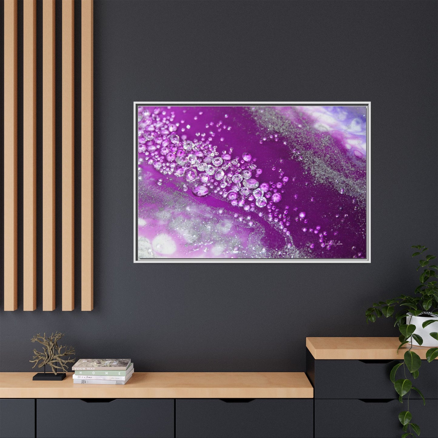 Amethyst Dreams Framed Print - Grace