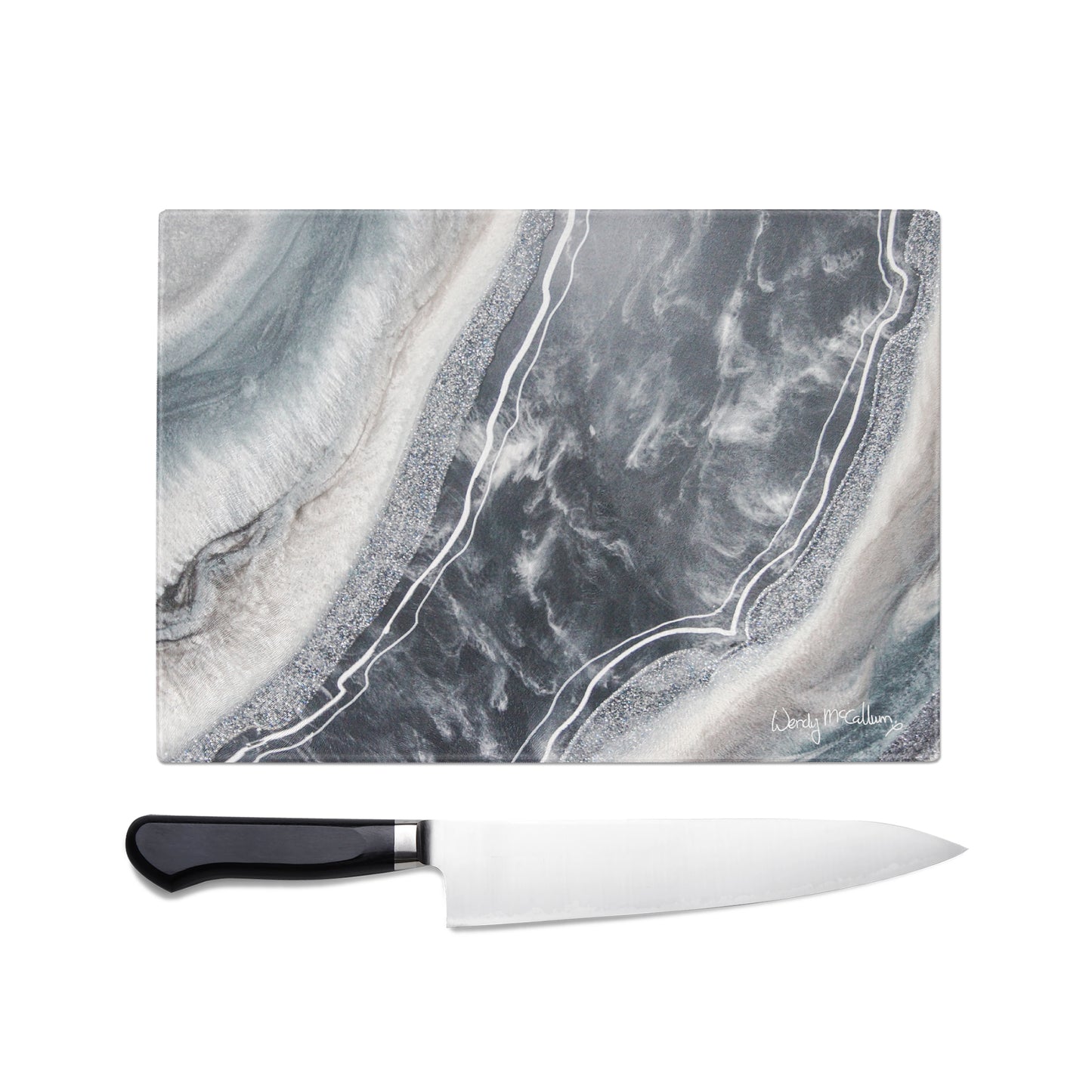 Vista Glass Chopping Board - Elegance