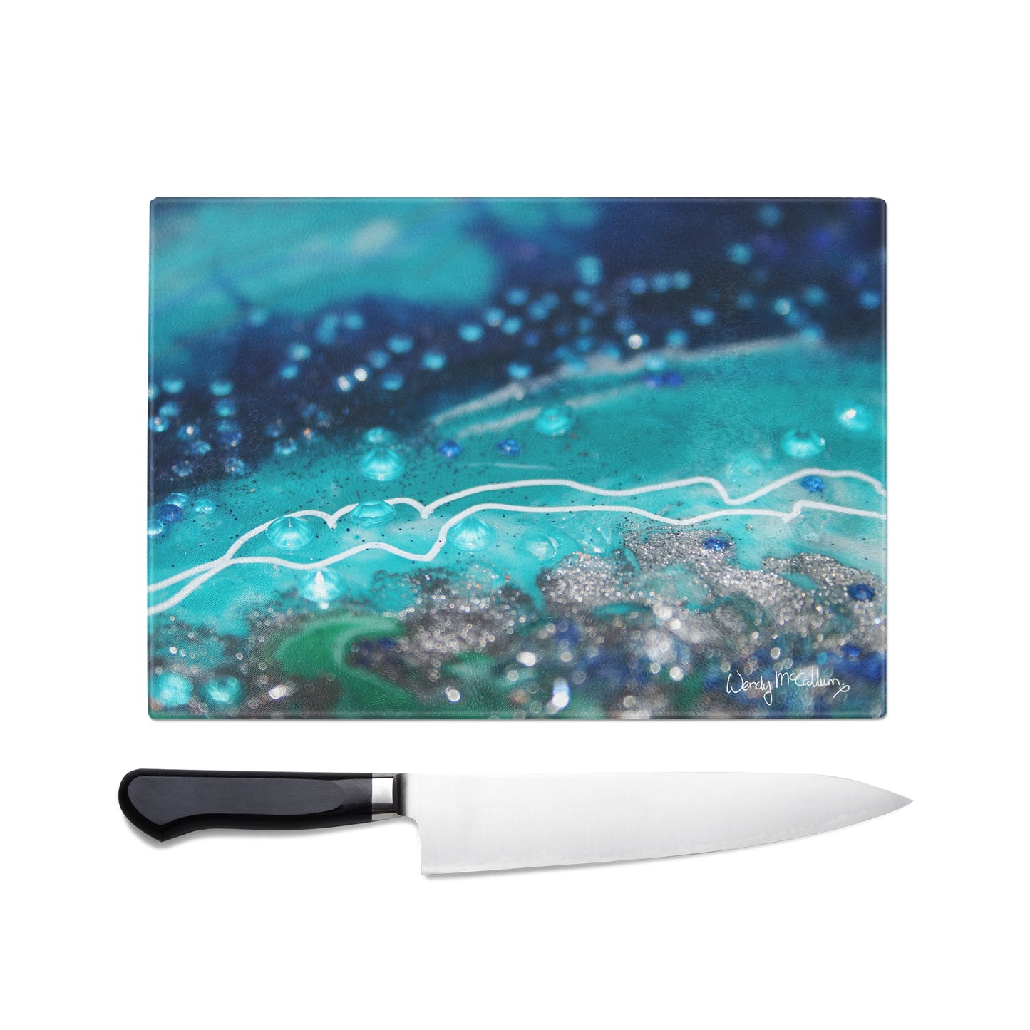 Archipelago Glass Chopping Board - Grace