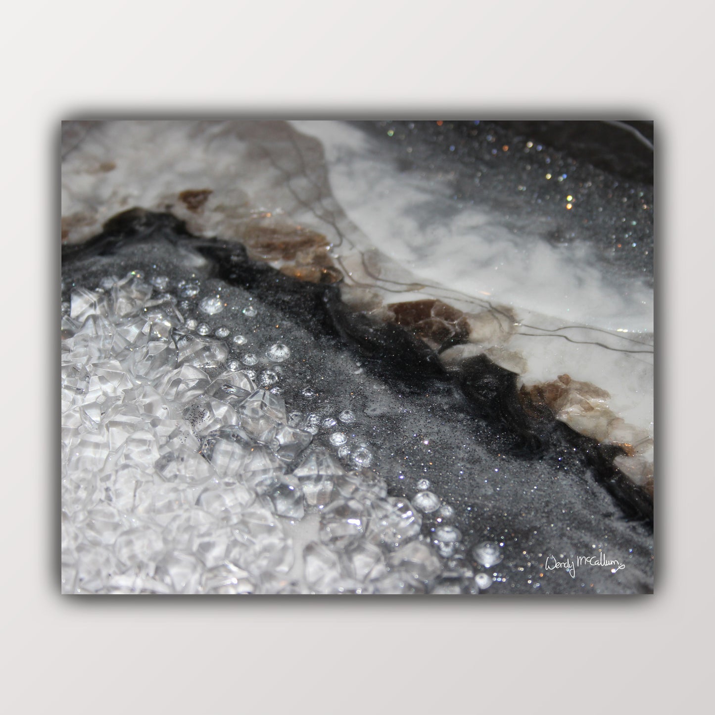 Grey Moonstone fine art print - Opulence