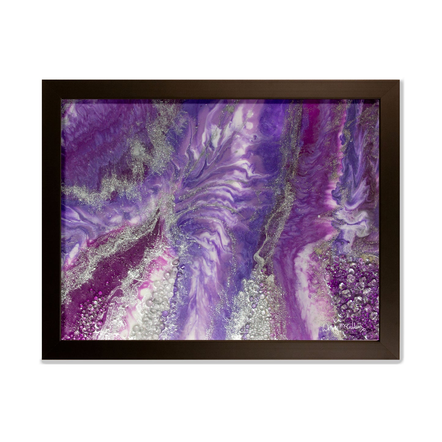 Amethyst - Splendour wall art framed print