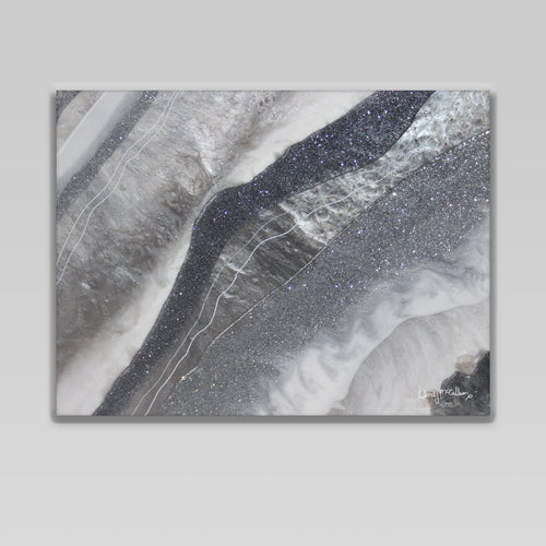 Grey Moonstone canvas print -Grace