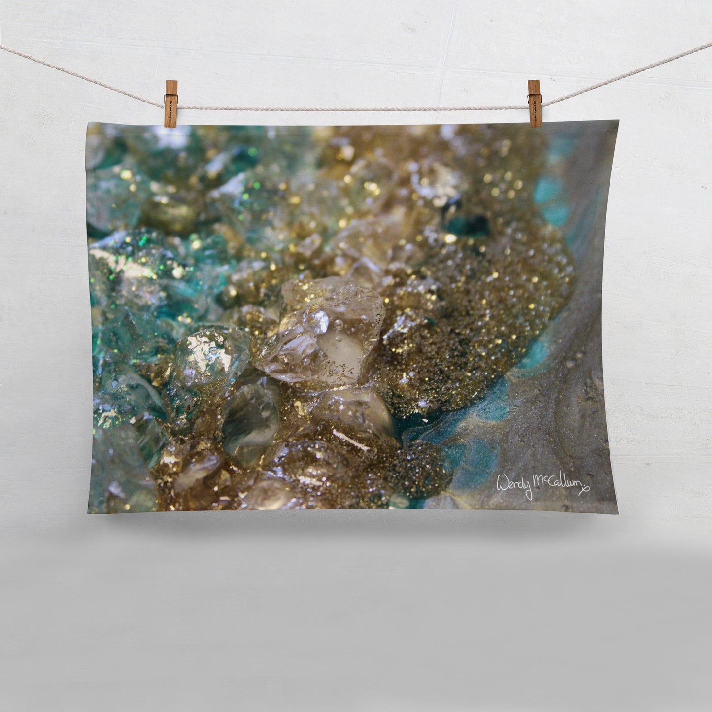 Dioptase Tea Towel - Opulence