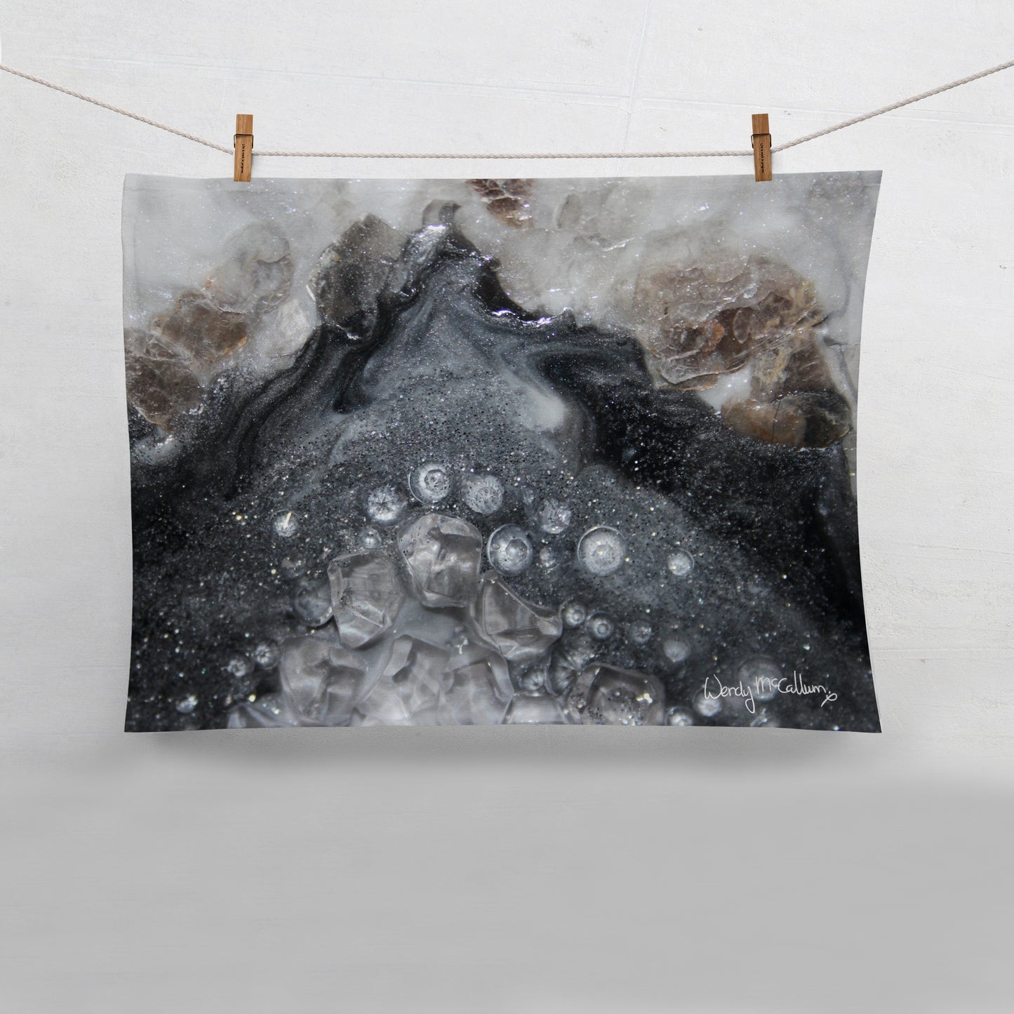 Grey Moonstone Tea Towel - Elegance