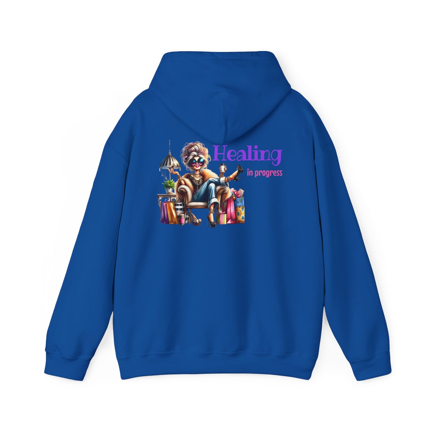 Healing in Progress – Strong Woman Empowerment Hoodie