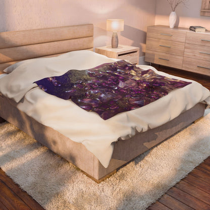 Amethyst Dreams Opulence - Velveteen Plush Blanket