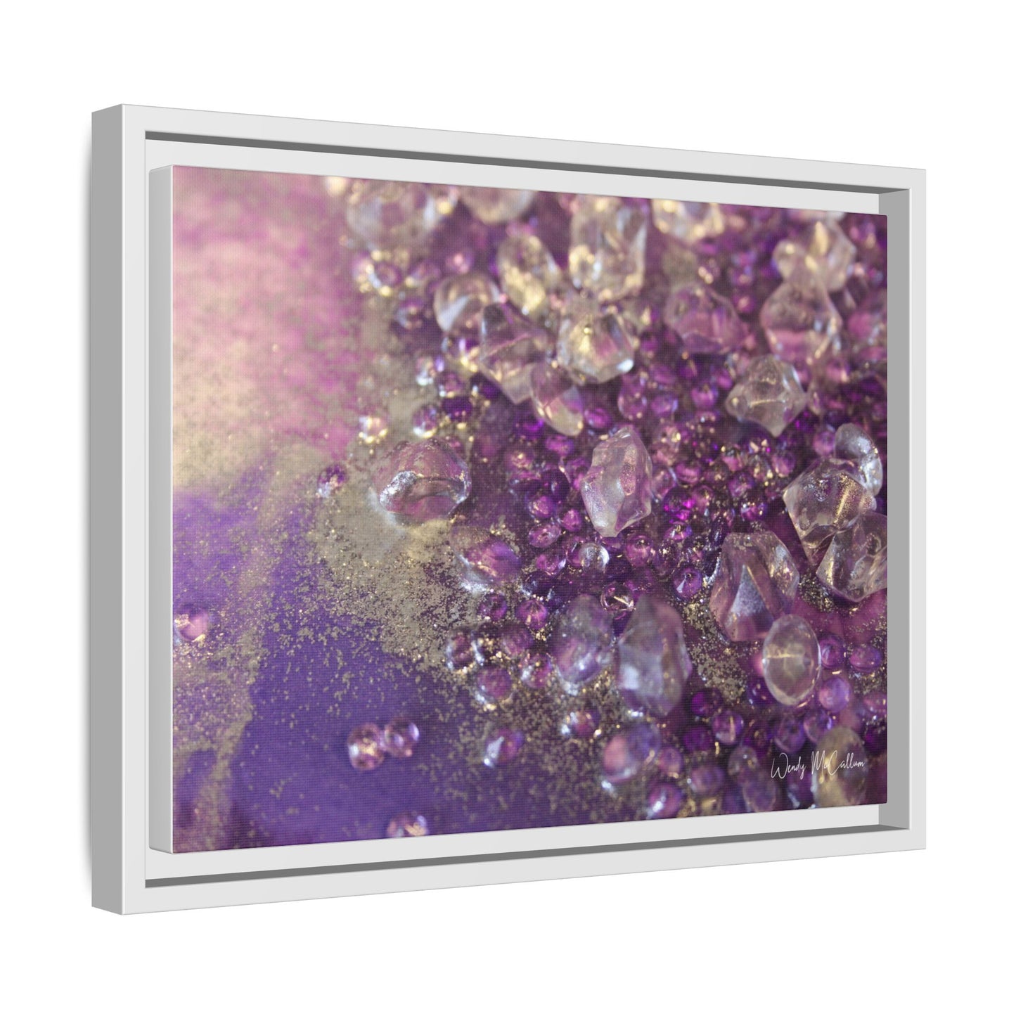 Amethyst Dreams Framed Print - Opulence