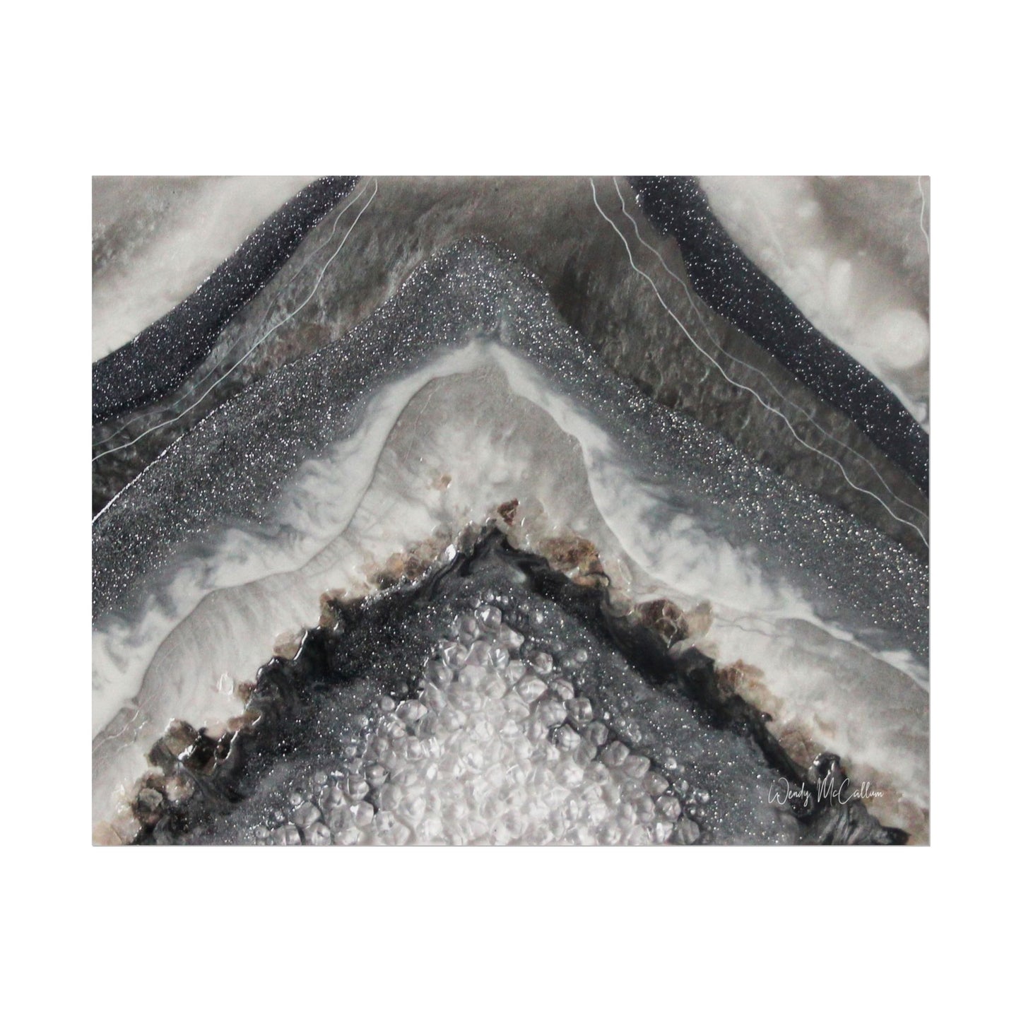 Grey Moonstone Fine Art Print - Splendour