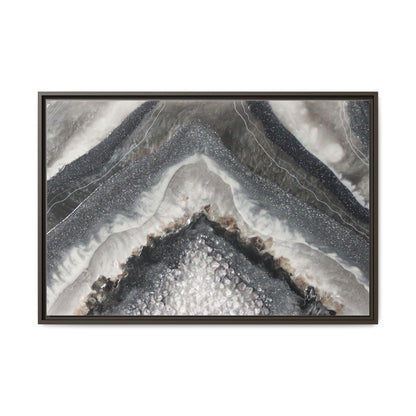 Grey Moonstone Framed Print - Splendour