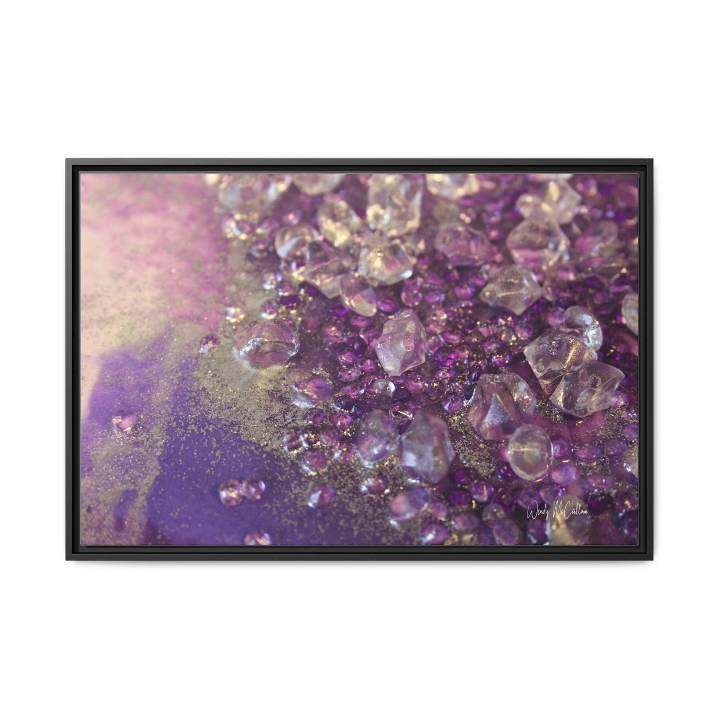Amethyst Dreams Framed Print - Opulence
