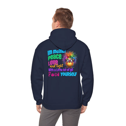 I’m Mainly Peace, Love & Light… with a Little Bit of “Go F💫ck Yourself” – Naughty But Nice Hoodie