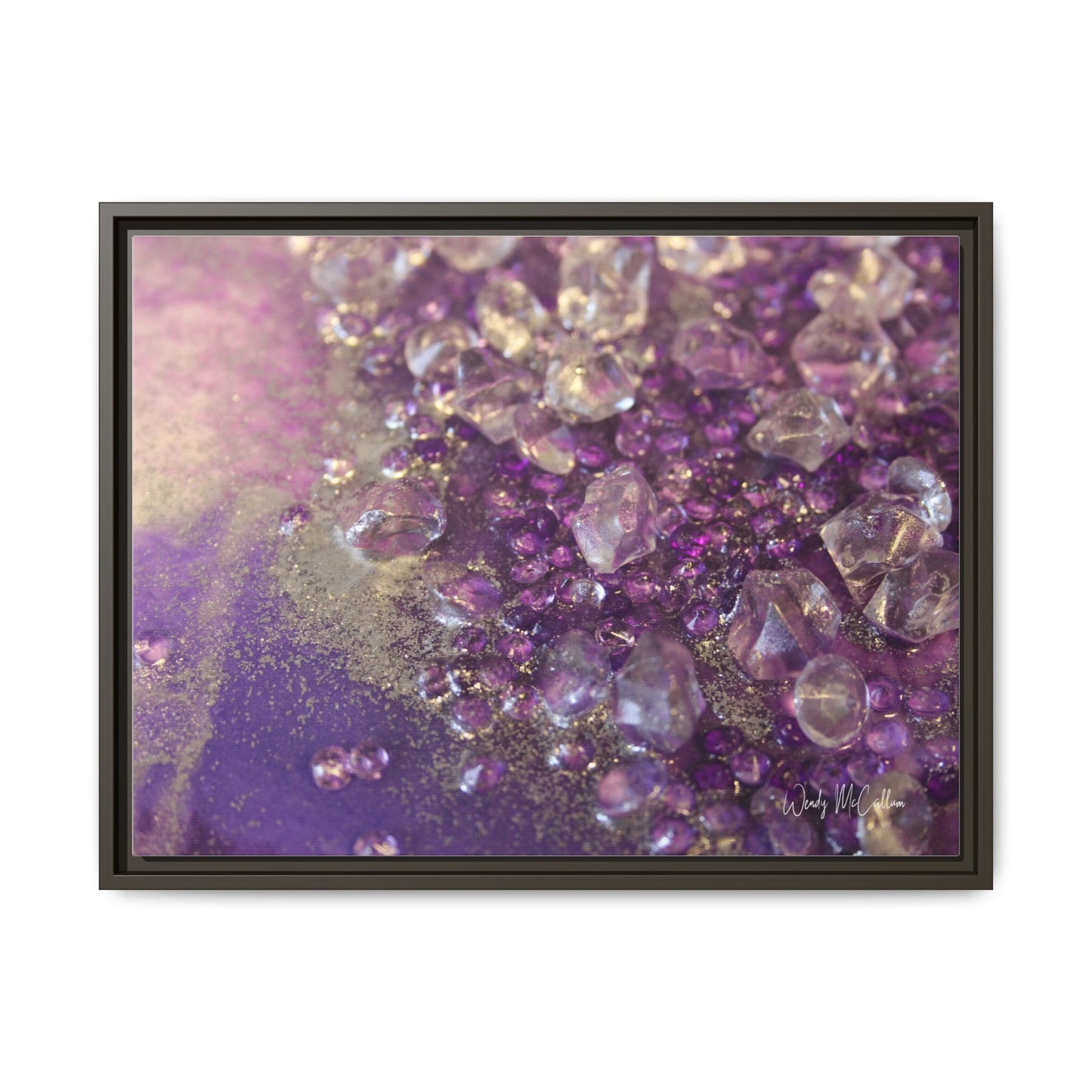 Amethyst Dreams Framed Print - Opulence