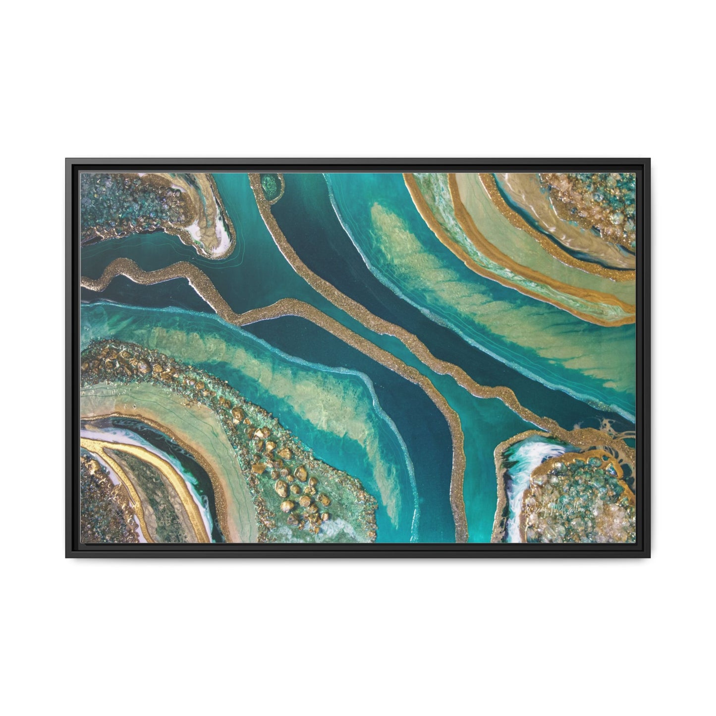 Dioptase Framed Print - Splendour