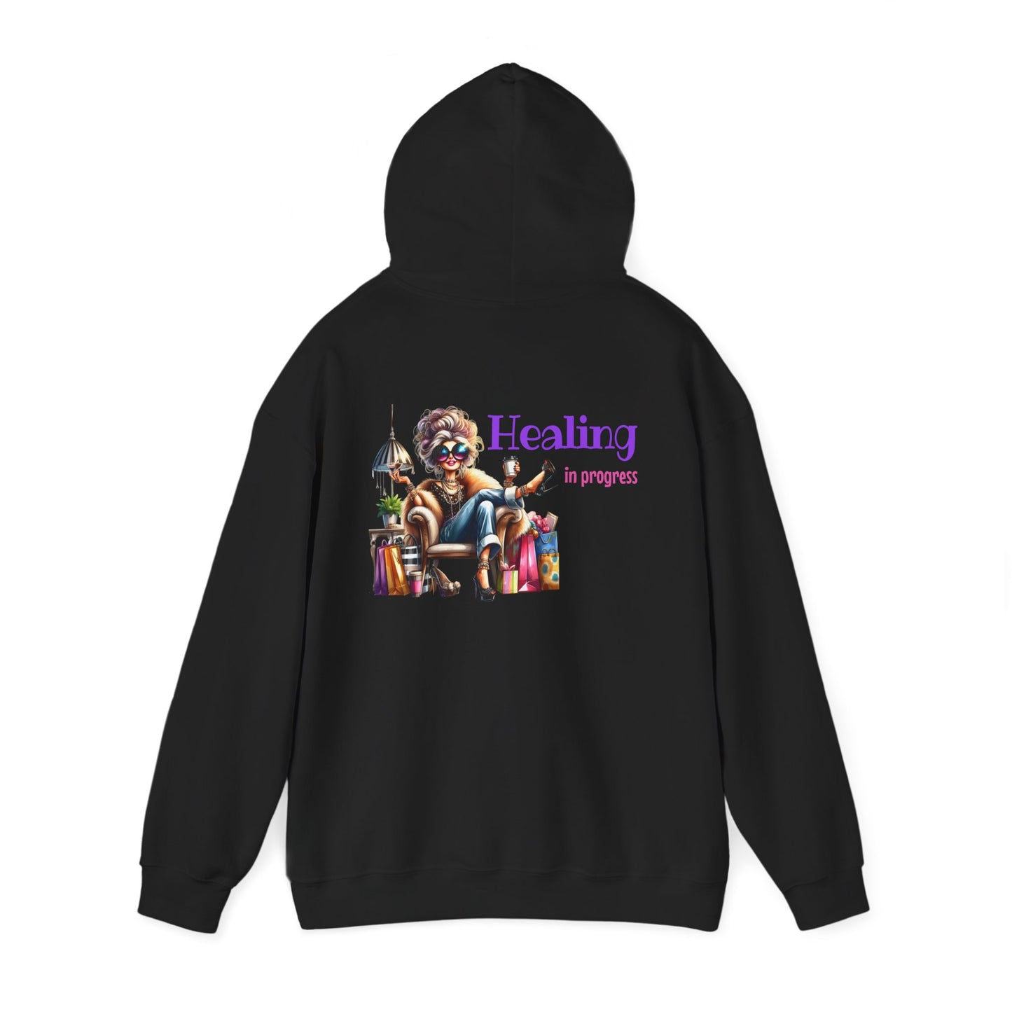 Healing in Progress – Strong Woman Empowerment Hoodie