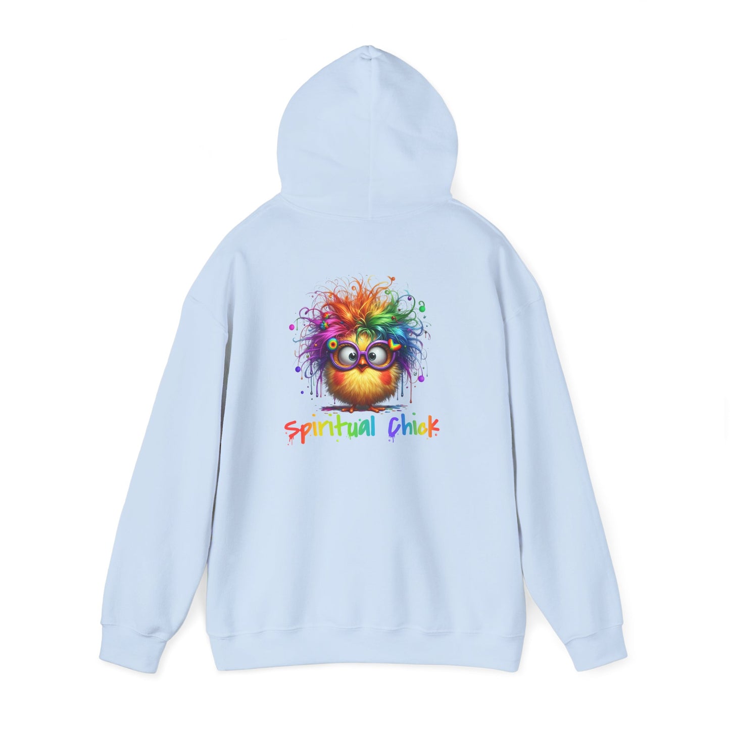 Spiritual Chick – Cute High-Vibe Rainbow Hoodie