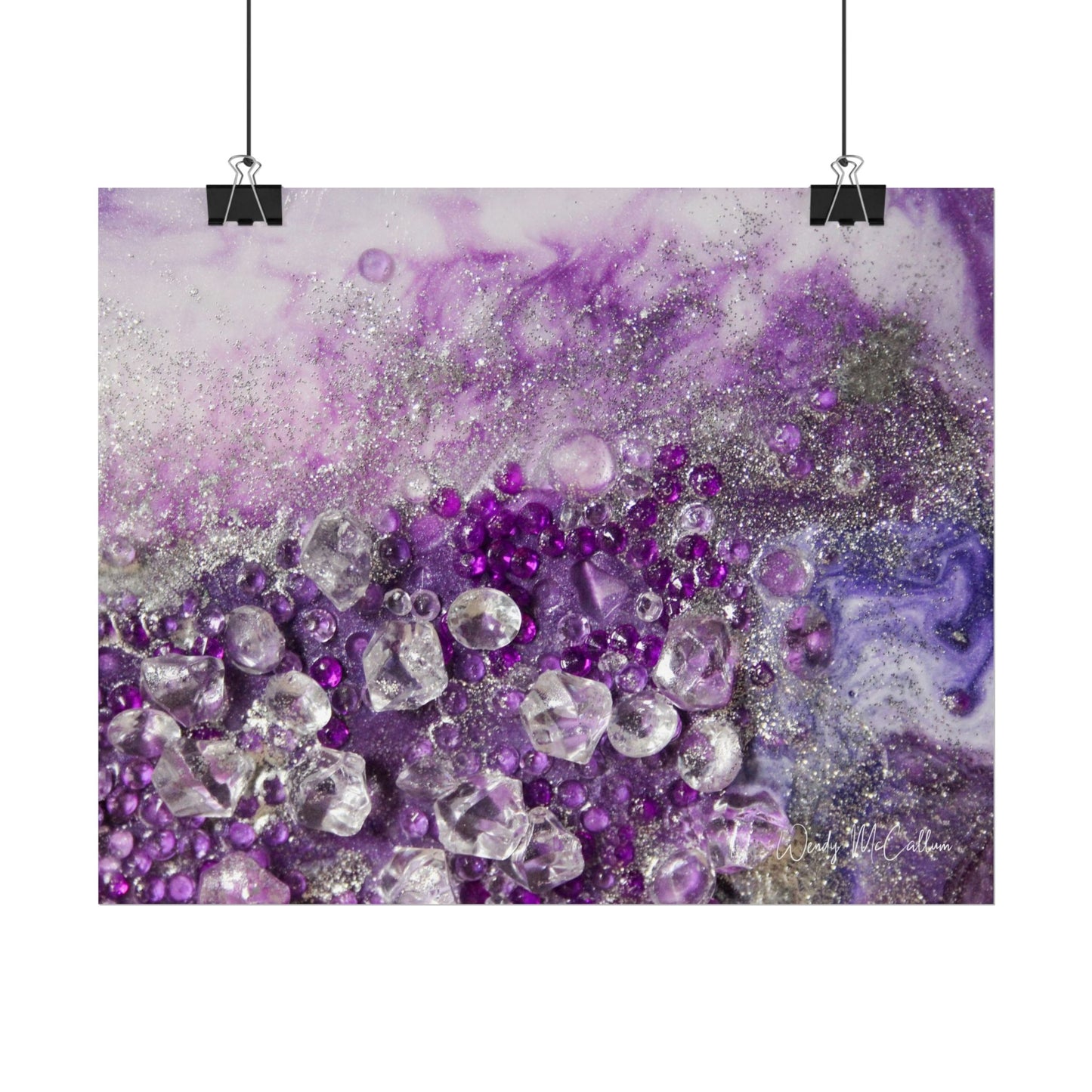 Amethyst Dreams Fine Art Print - Elegance