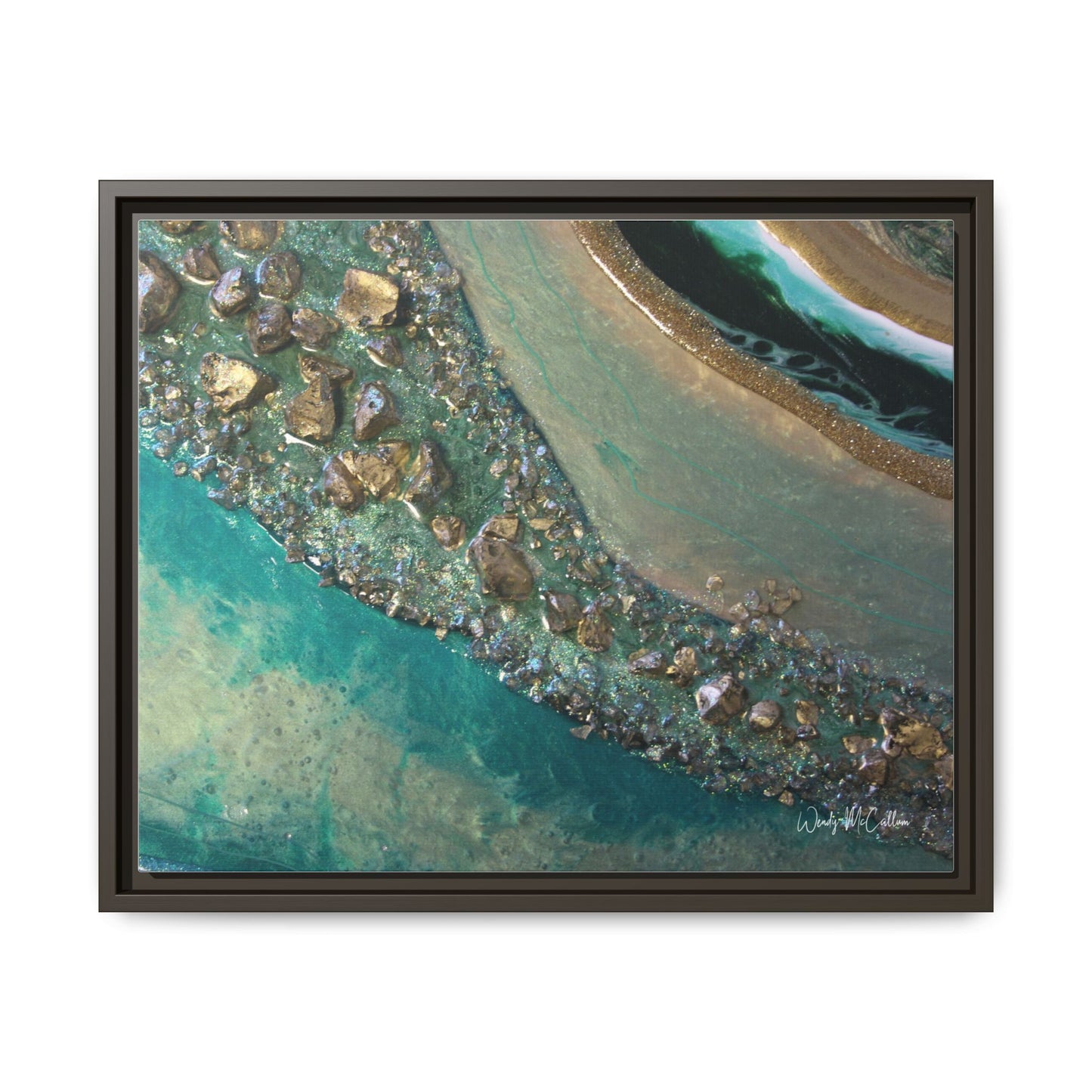 Dioptase Framed Print - Grace
