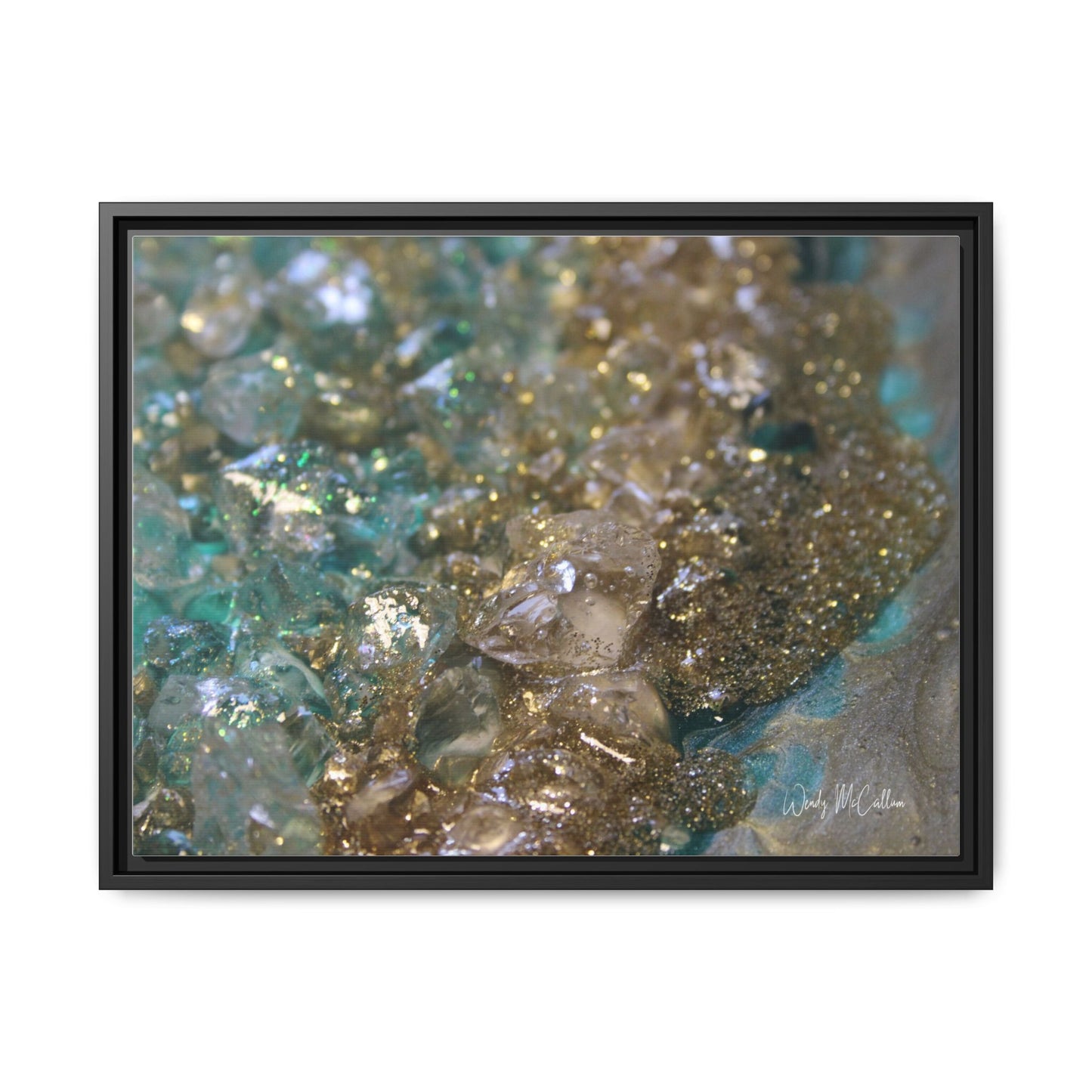 Dioptase Framed Print - Opulence