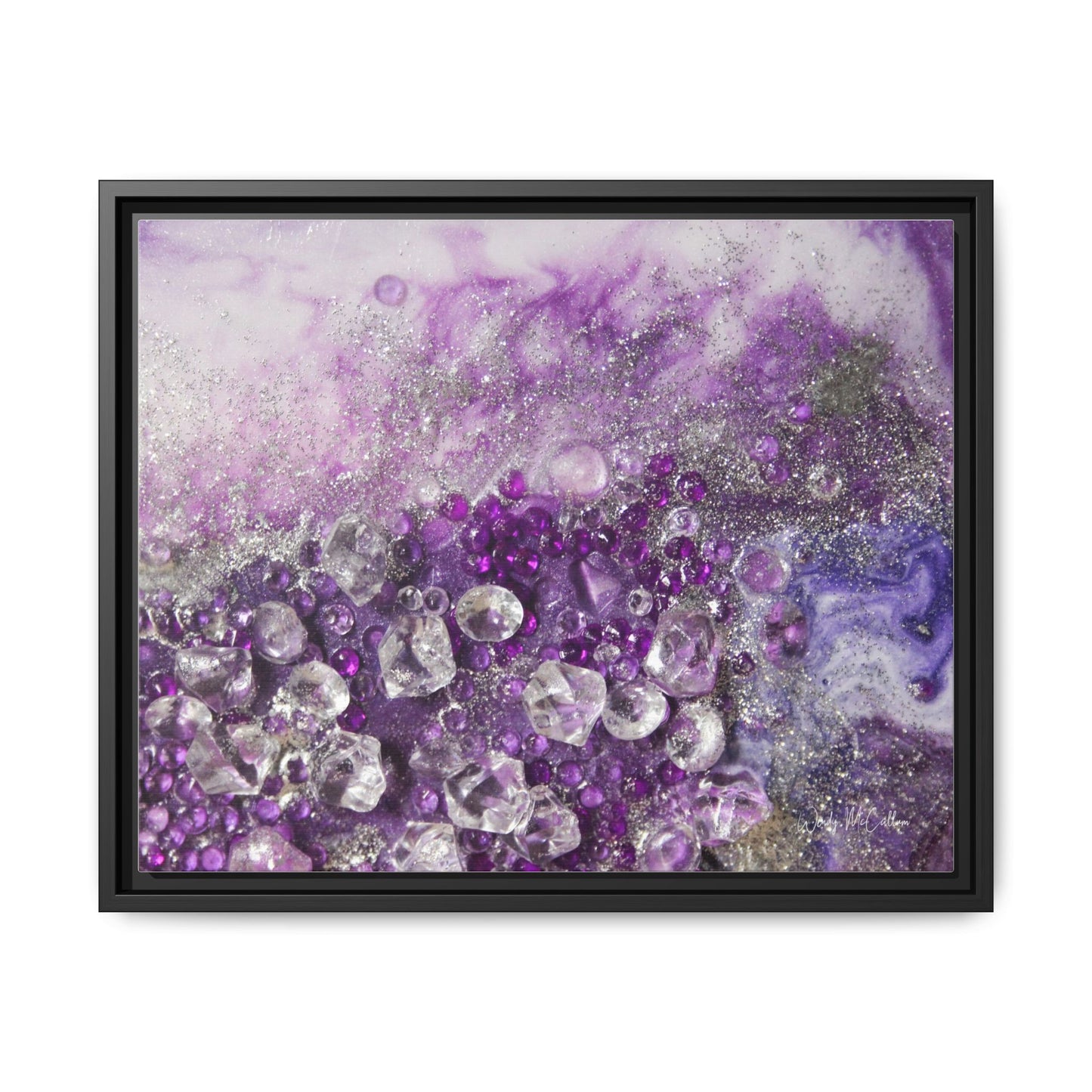 Amethyst Dreams Framed Print - Elegance