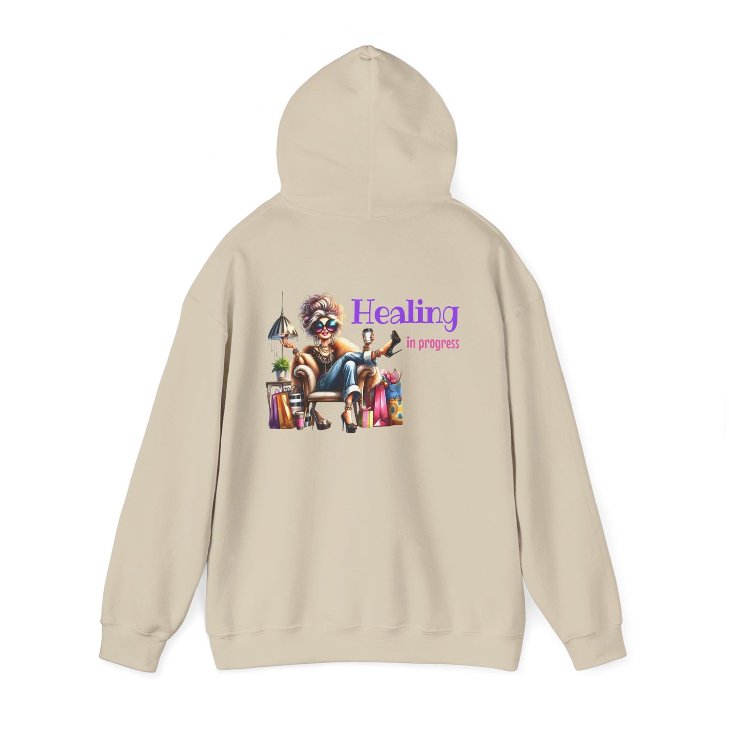 Healing in Progress – Strong Woman Empowerment Hoodie