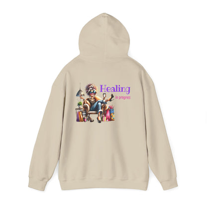 Healing in Progress – Strong Woman Empowerment Hoodie