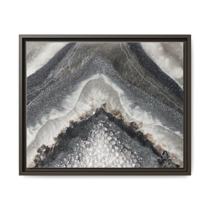 Grey Moonstone Framed Print - Splendour