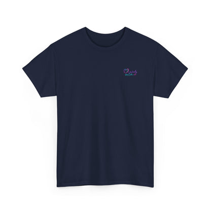 Im Mainly peace love & light -T‑Shirt