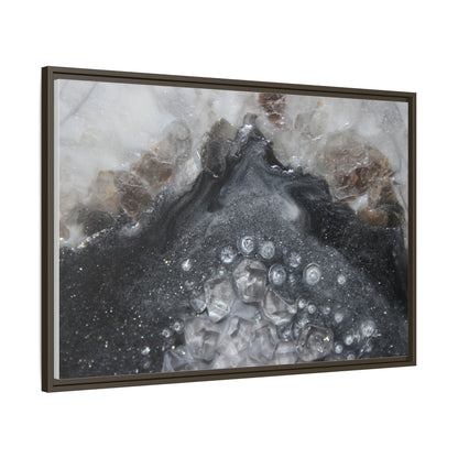 Grey Moonstone Framed Print - Elegance