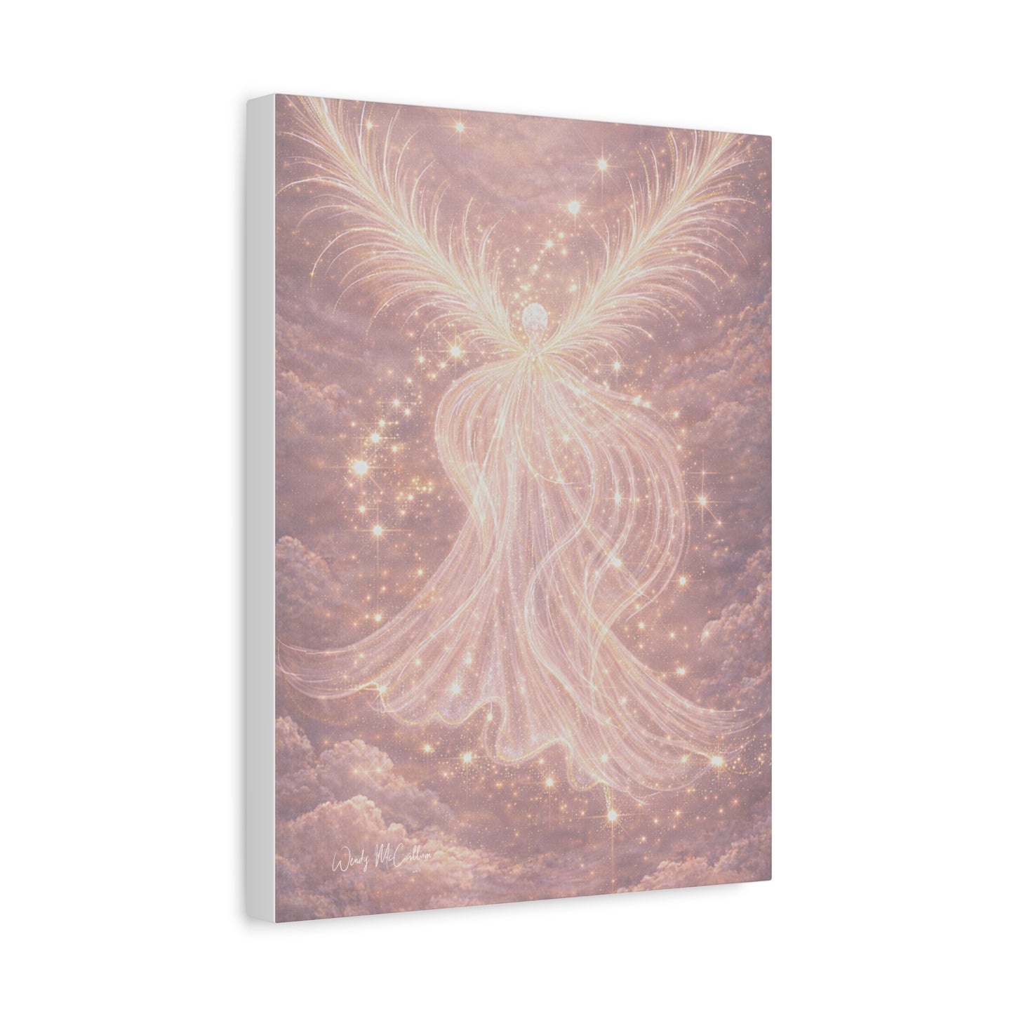 Archangel Chamuel Canvas – Love, Peace & Heart Healing