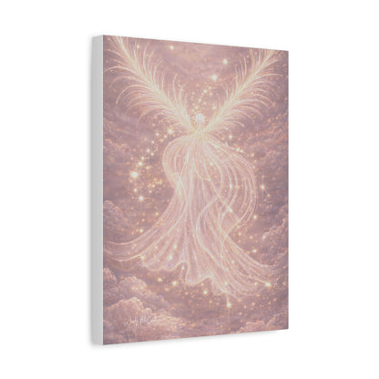 Archangel Chamuel Canvas – Love, Peace & Heart Healing