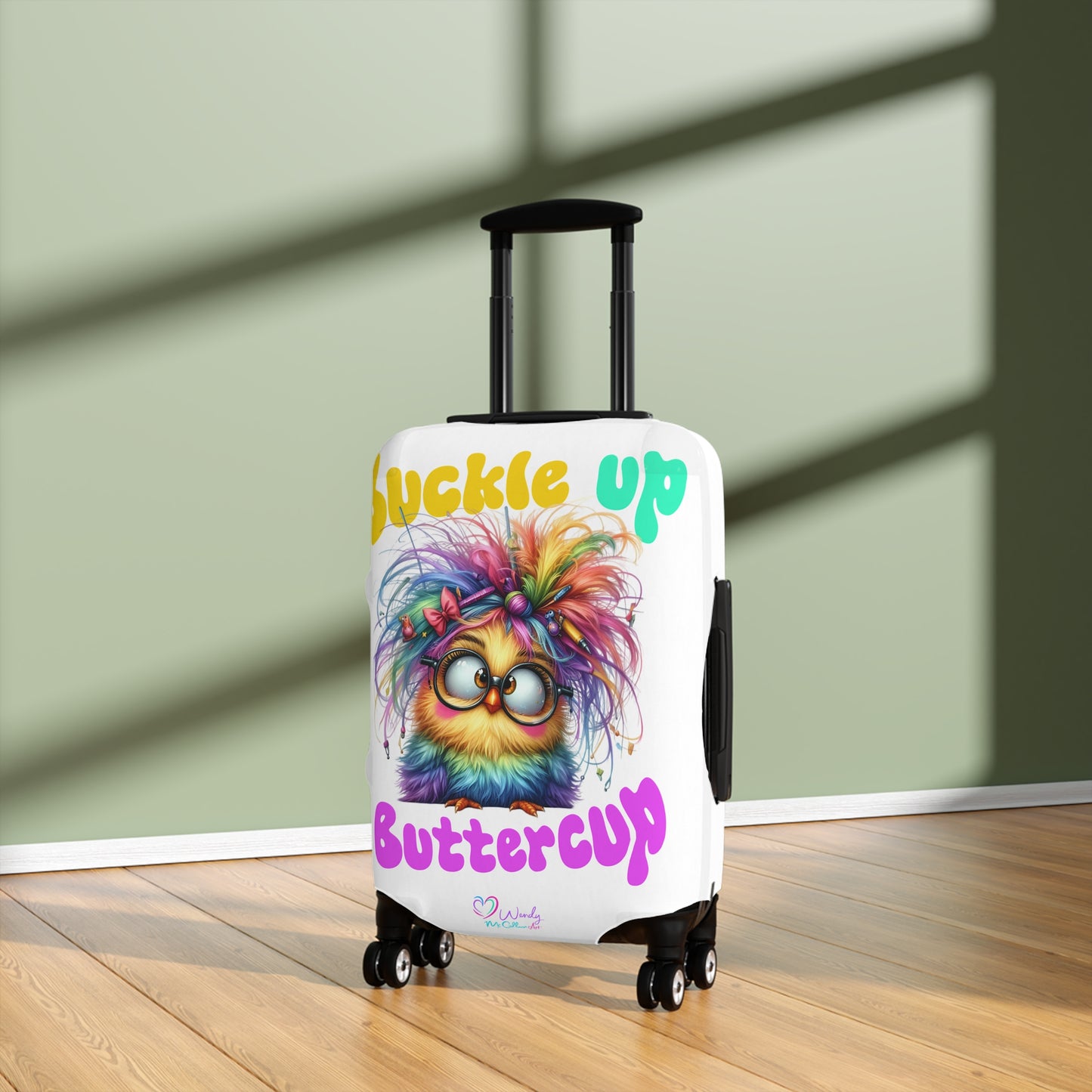 Buckle up Buttercup - Luggage Cover