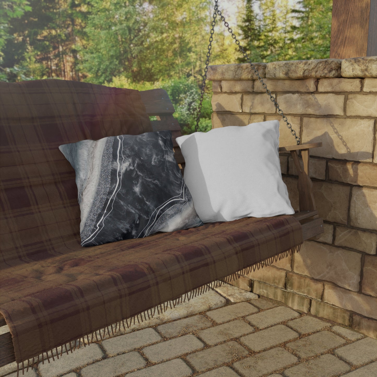 Vista Elegance Outdoor Pillow - Patio Cushion
