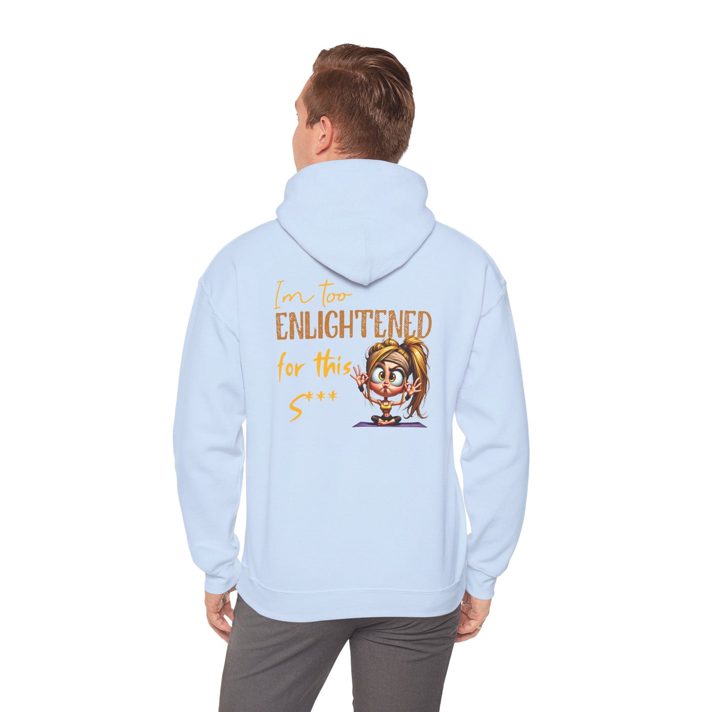 Too Enlightened for This Sh*t – Yoga Girl Meditation Hoodie