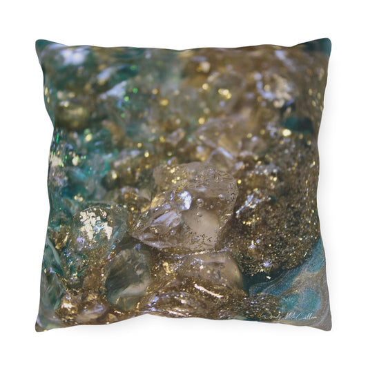 Dioptase Opulence Outdoor Pillow - Patio Cushion