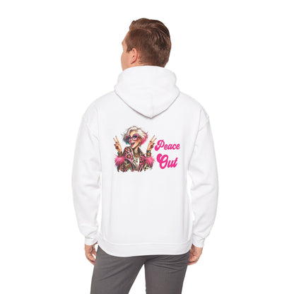 Peace Out – Glam Confidence Woman in Her Prime Hoodie