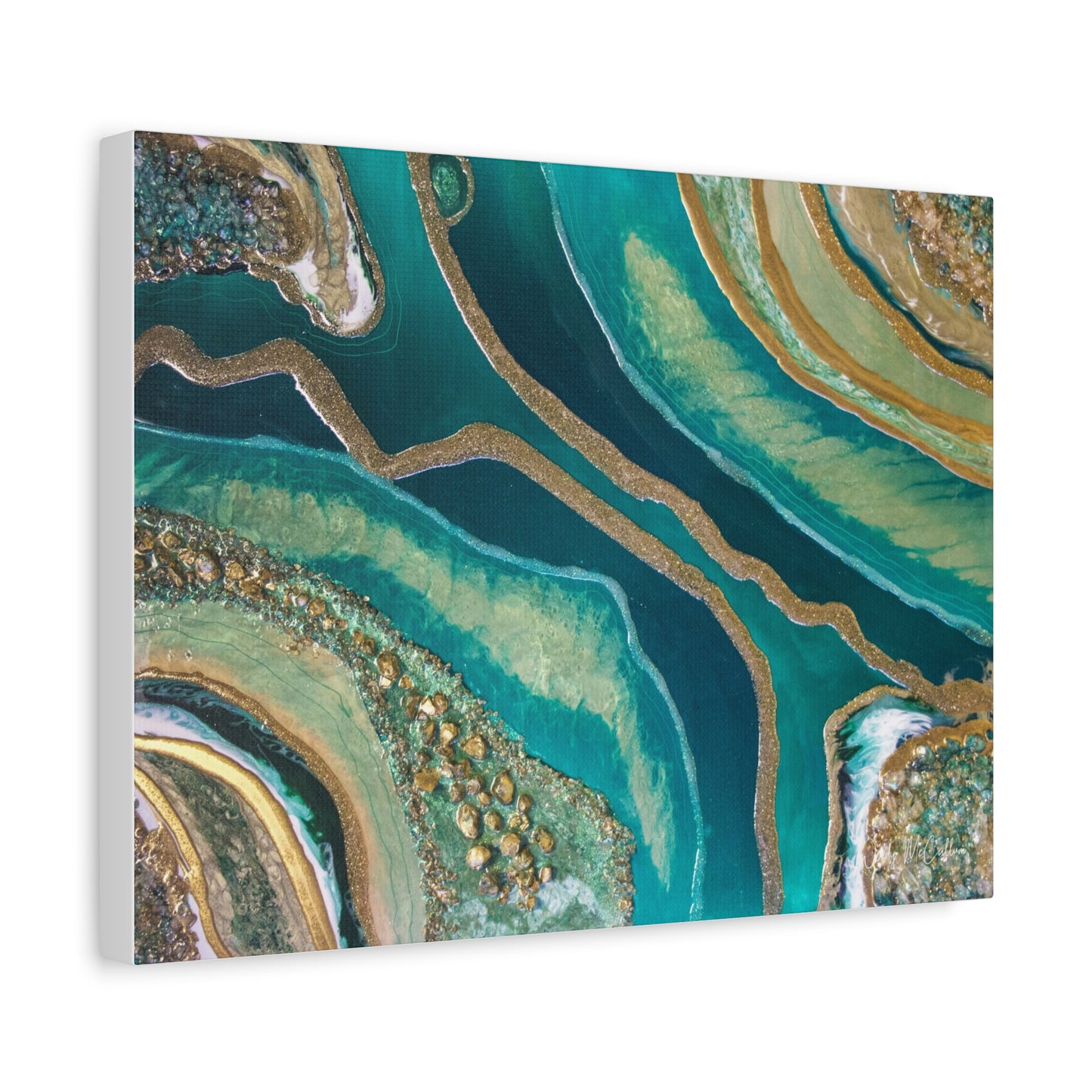 Dioptase Canvas Wall Art - Splendour