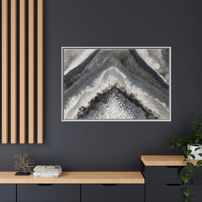 Grey Moonstone Framed Print - Splendour