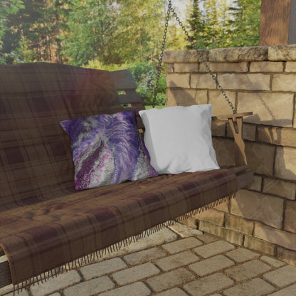 Amethyst Dreams Splendour Outdoor Pillow — Patio Cushion