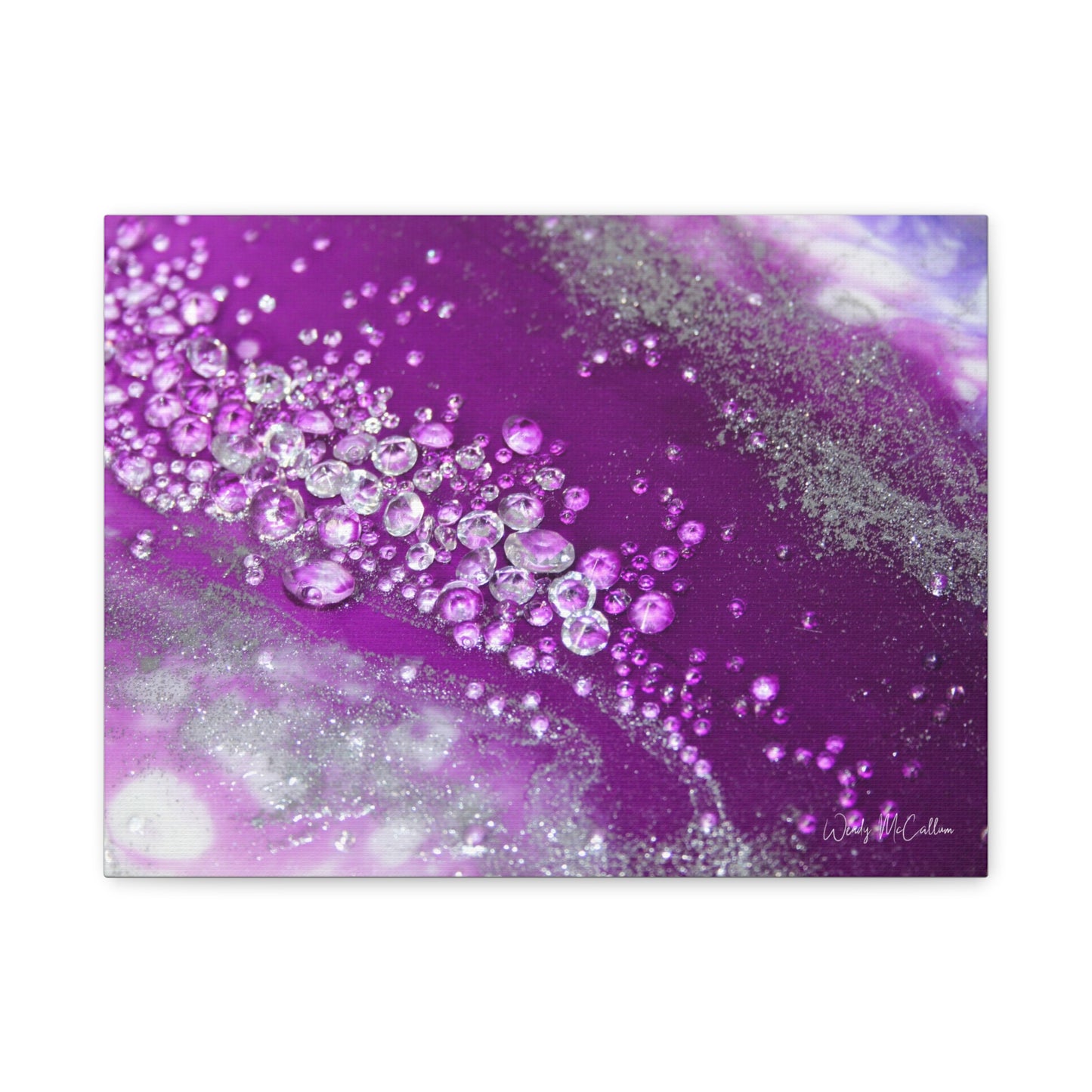 Amethyst Dreams Canvas Wall Art - Grace