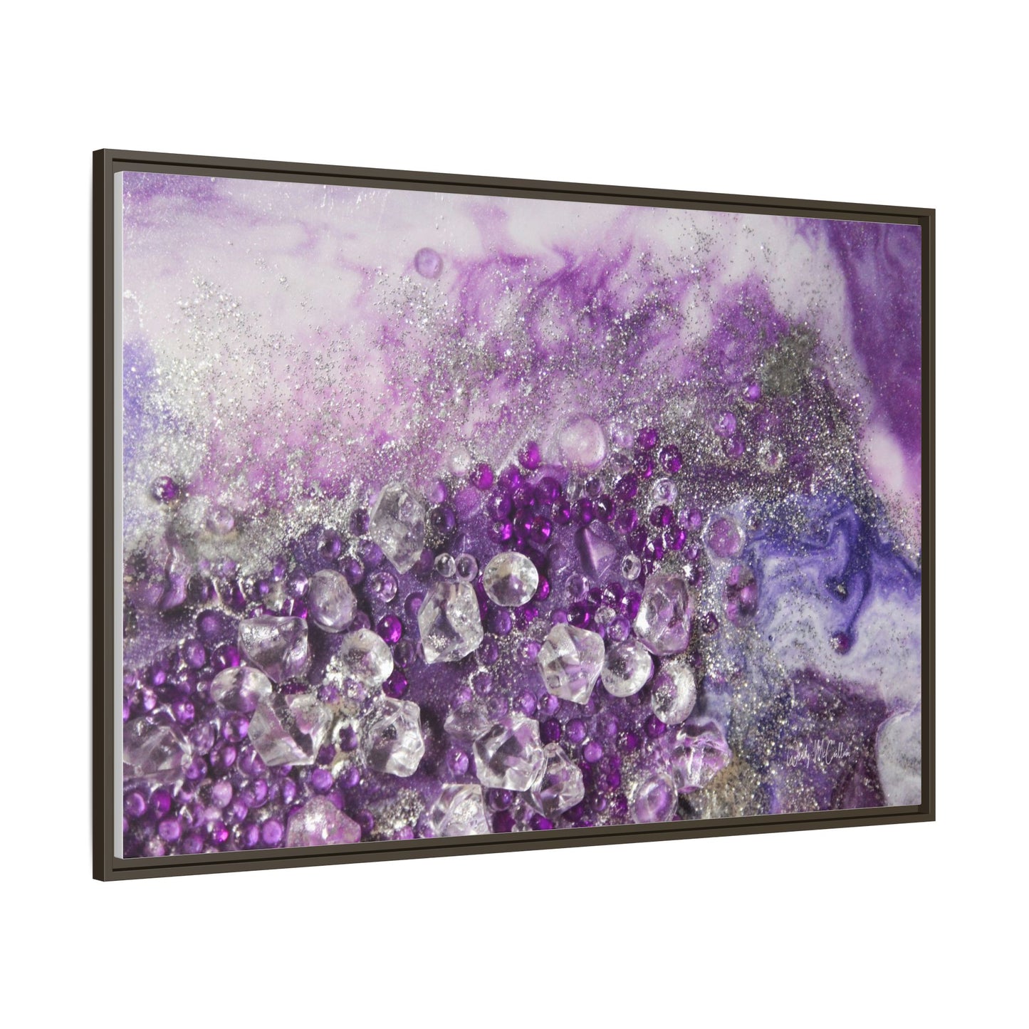 Amethyst Dreams Framed Print - Elegance